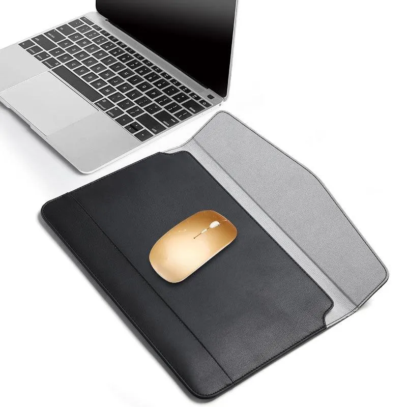 13-14 Inch Ultra-thin Magnetic Holster for Horizontal Embossed Notebook with Liner Bag