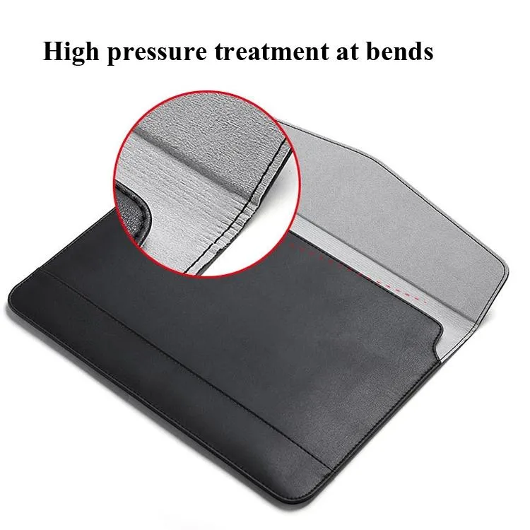 13-14 Inch Ultra-thin Magnetic Holster for Horizontal Embossed Notebook with Liner Bag