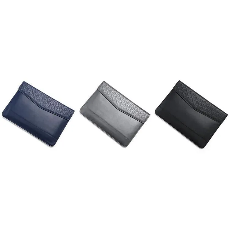 13-14 Inch Ultra-thin Magnetic Holster for Horizontal Embossed Notebook with Liner Bag
