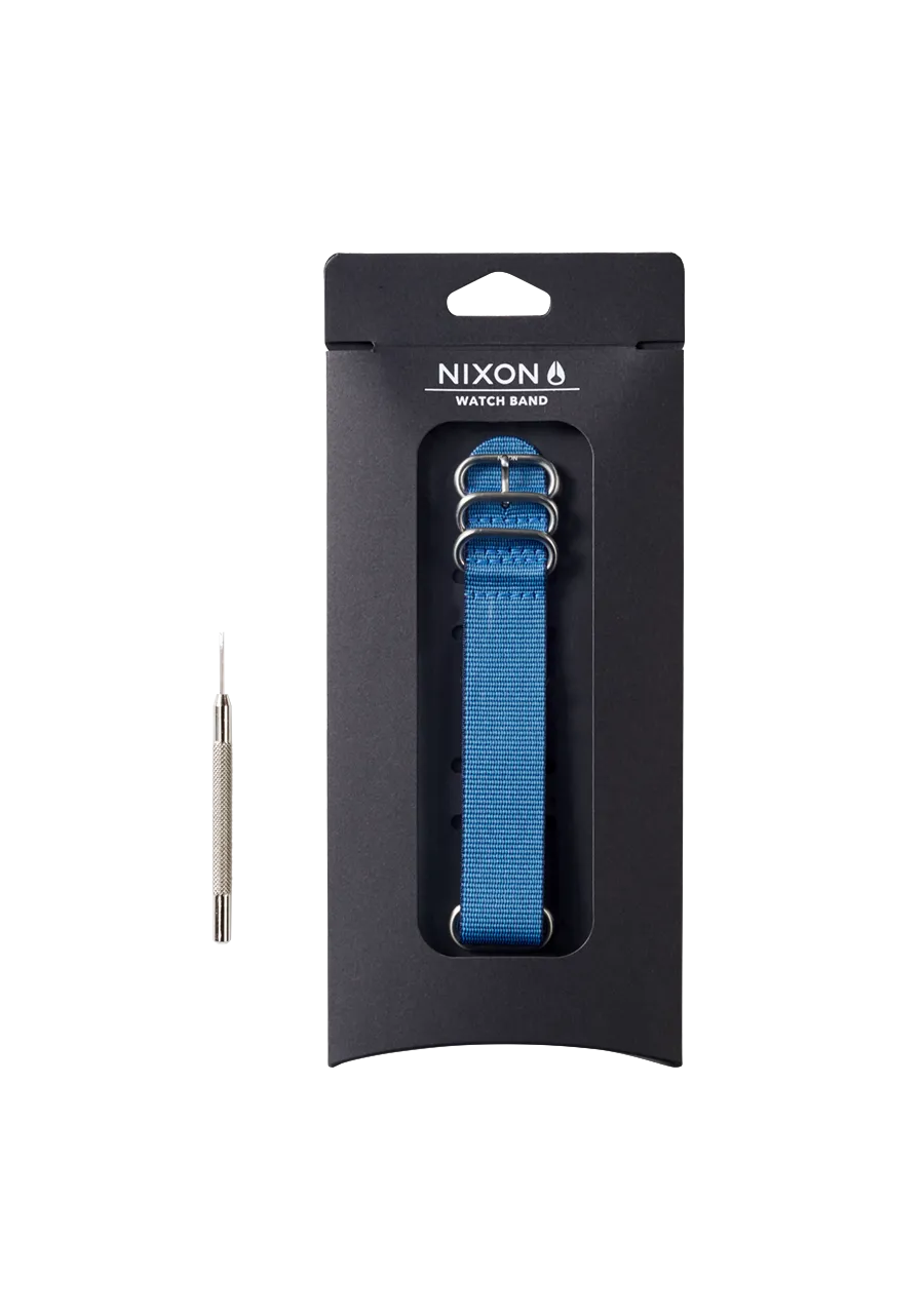 20mm FKM Rubber NATO Band - Black