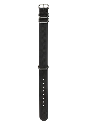 20mm FKM Rubber NATO Band - Black