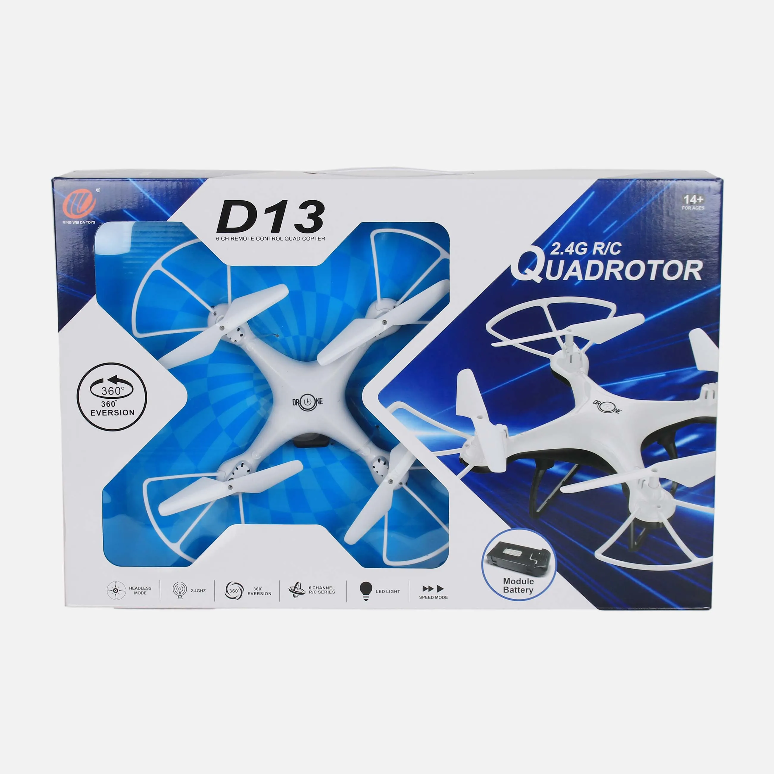 4 AXES AEROCRAFT DRONE 2.4G WHITE