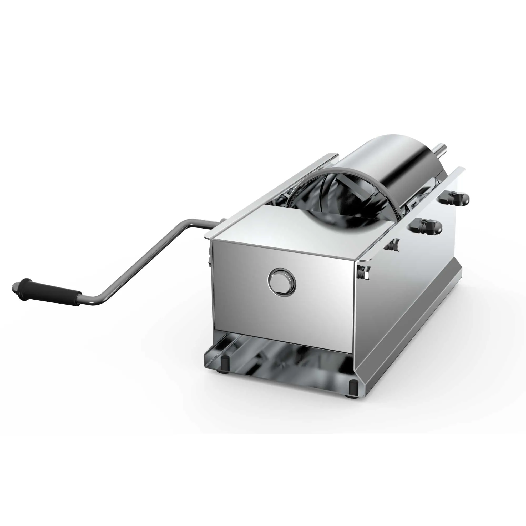 5L Manual Horizontal Sausage Filler | Stainless Steel Stuffer Meat Press Machine