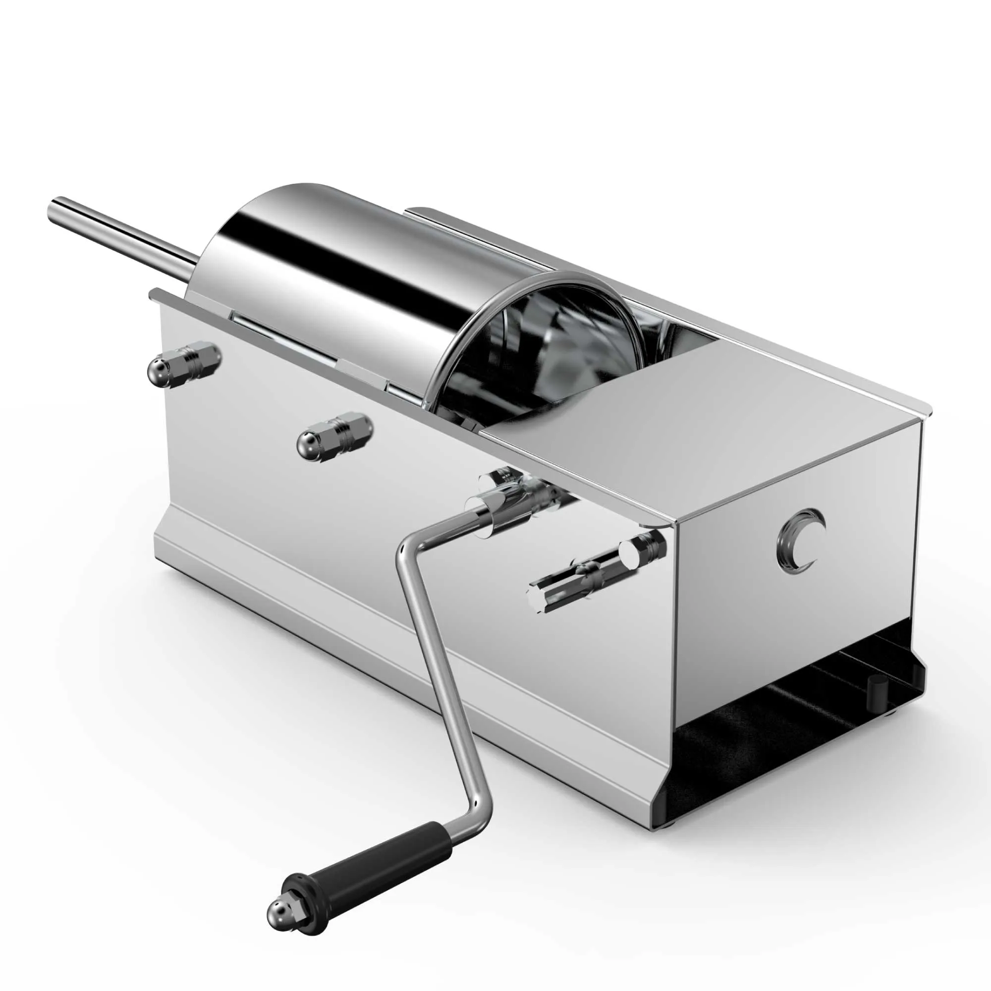 5L Manual Horizontal Sausage Filler | Stainless Steel Stuffer Meat Press Machine