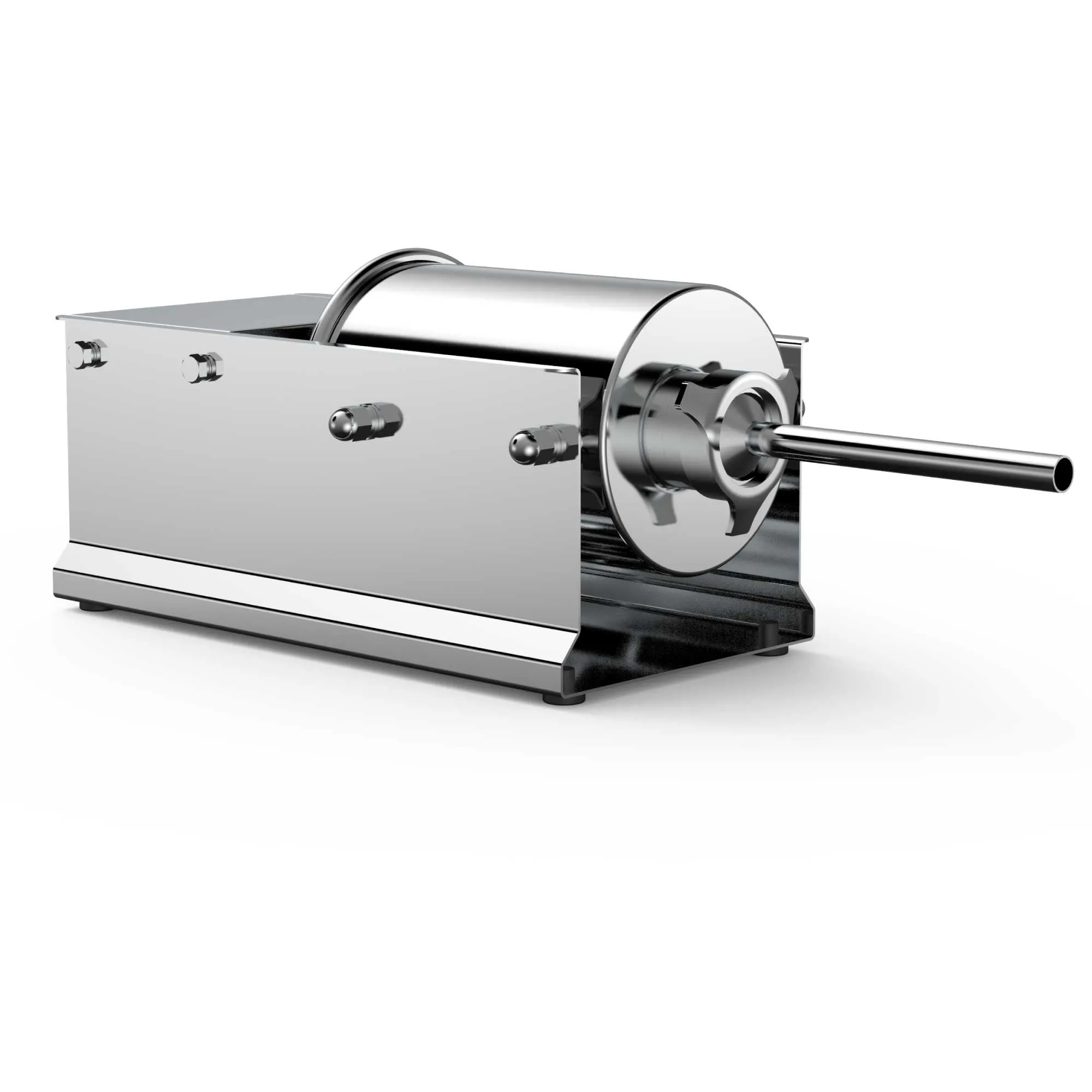 5L Manual Horizontal Sausage Filler | Stainless Steel Stuffer Meat Press Machine