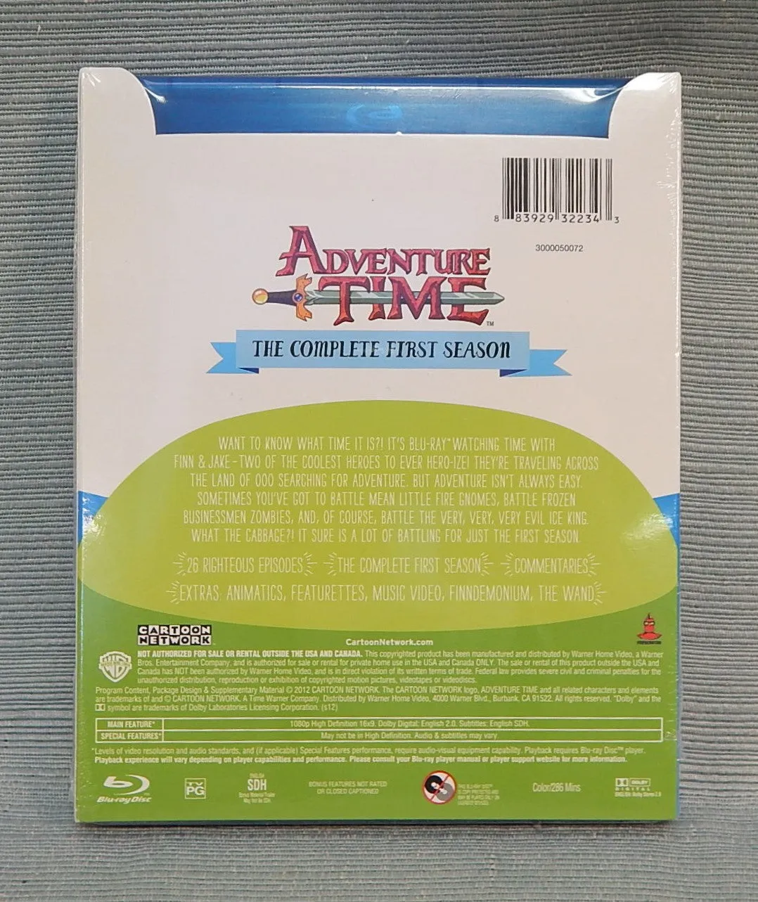 Adventure Time: The Complete First Season - Blu-ray - BRAND NEW!