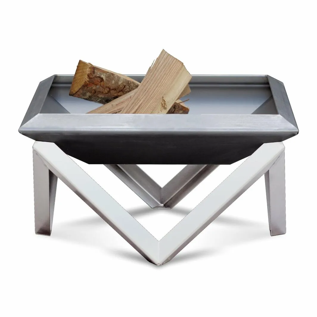 ALFRED RIESS Kubas Steel Fire Pit - Medium