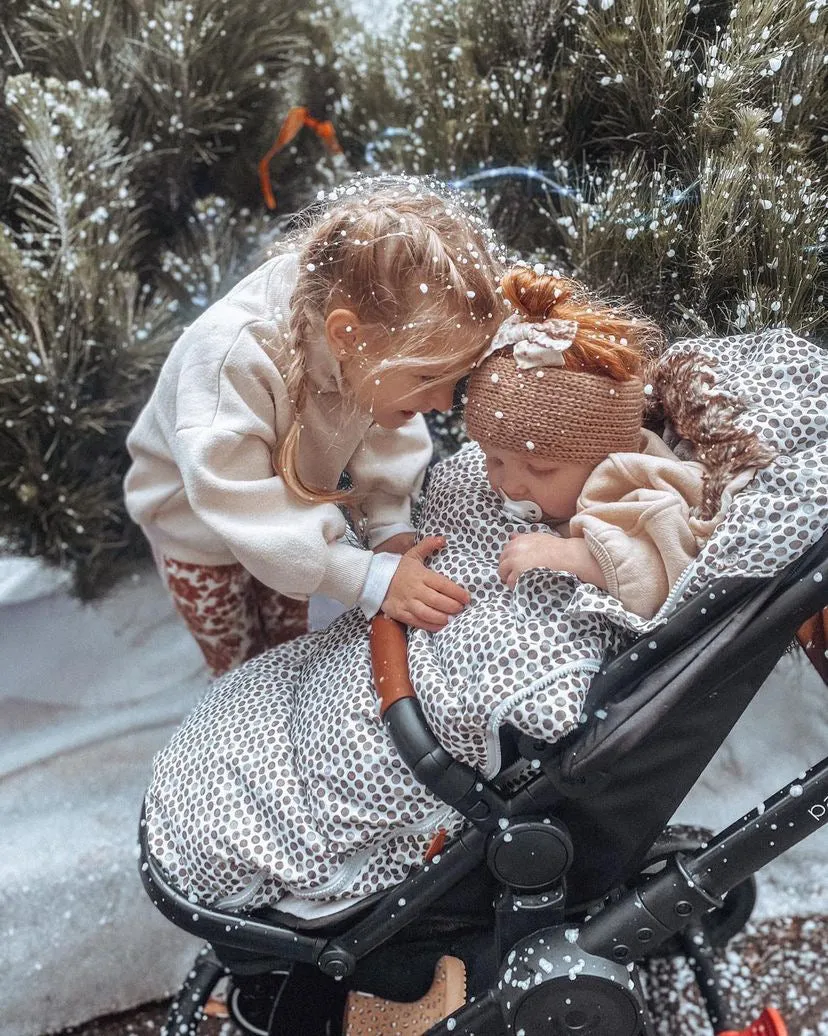 baby luno Nordic Footmuff Pram Liner - Raindrops