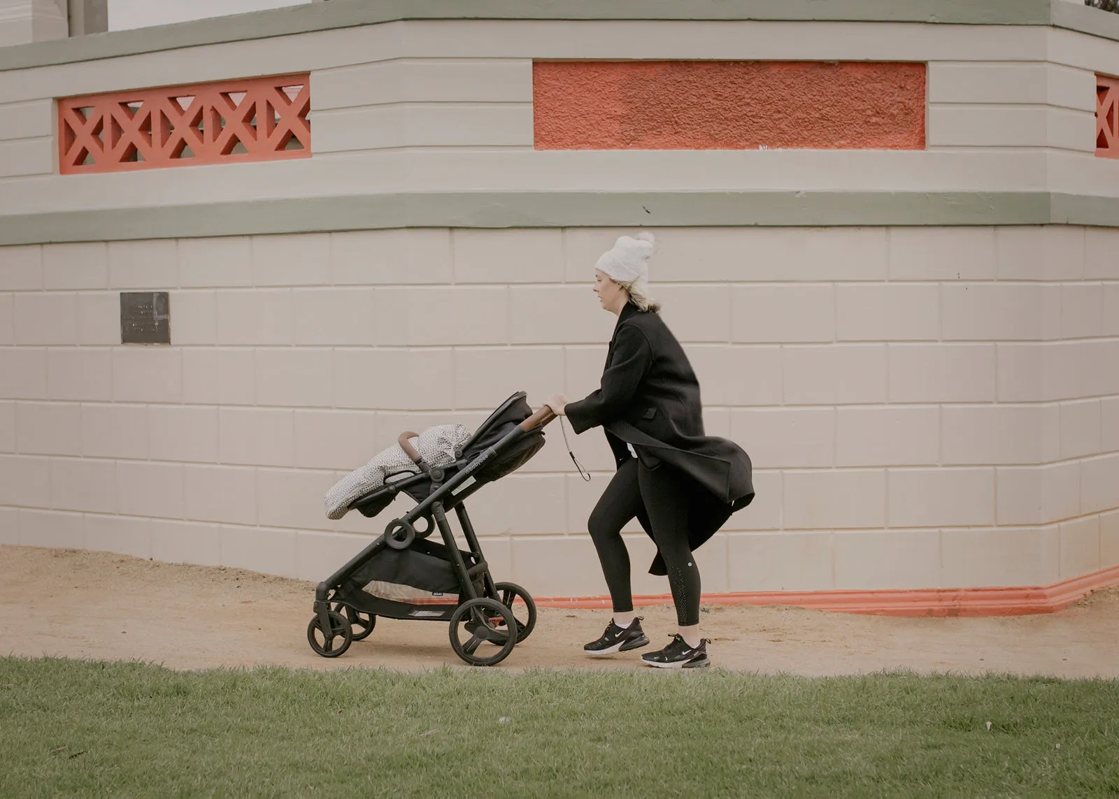 baby luno Nordic Footmuff Pram Liner - Raindrops