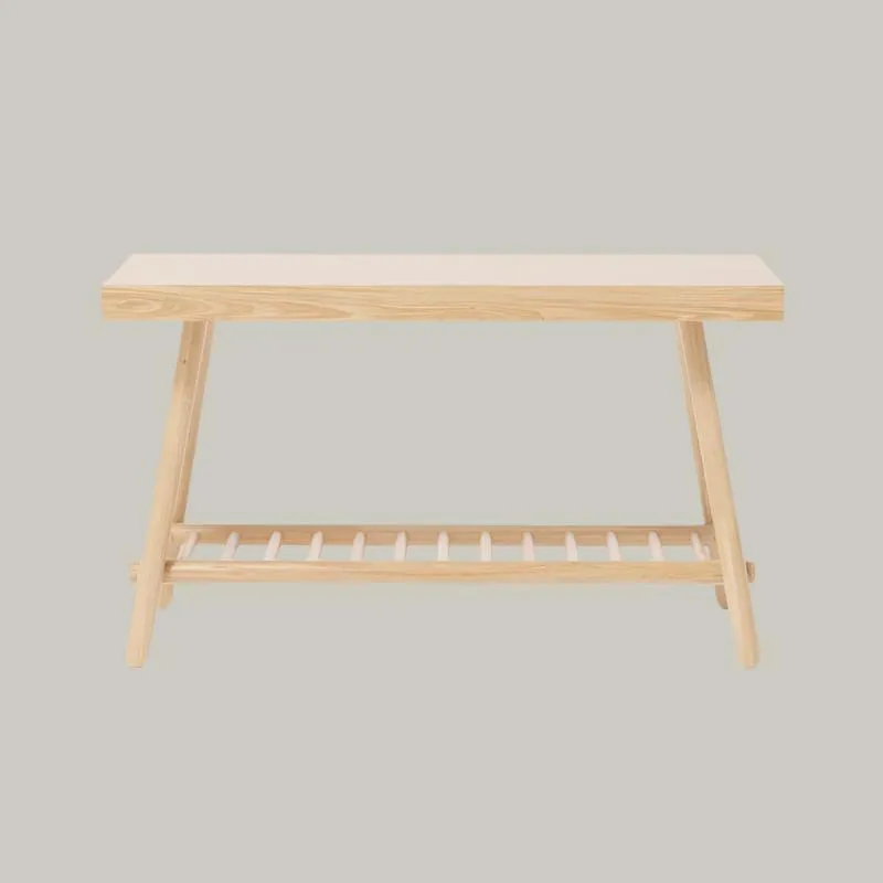 Bench 75 Seat with Storage - Natural Oak