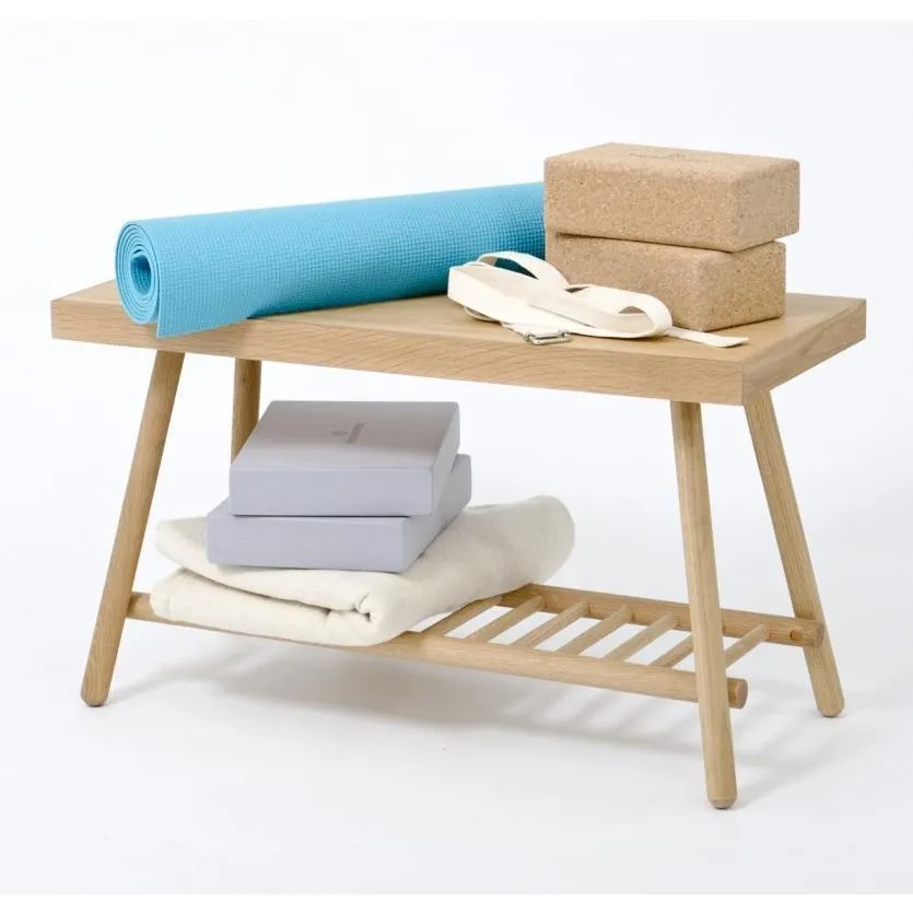 Bench 75 Seat with Storage - Natural Oak