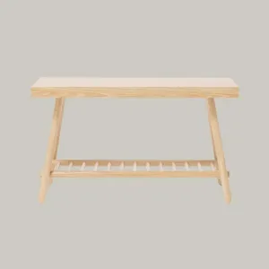 Bench 75 Seat with Storage - Natural Oak
