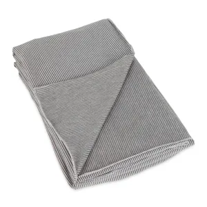 Blanket Scarf - Gray Stripe