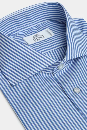 Blue Striped Shirt - Made in Italy