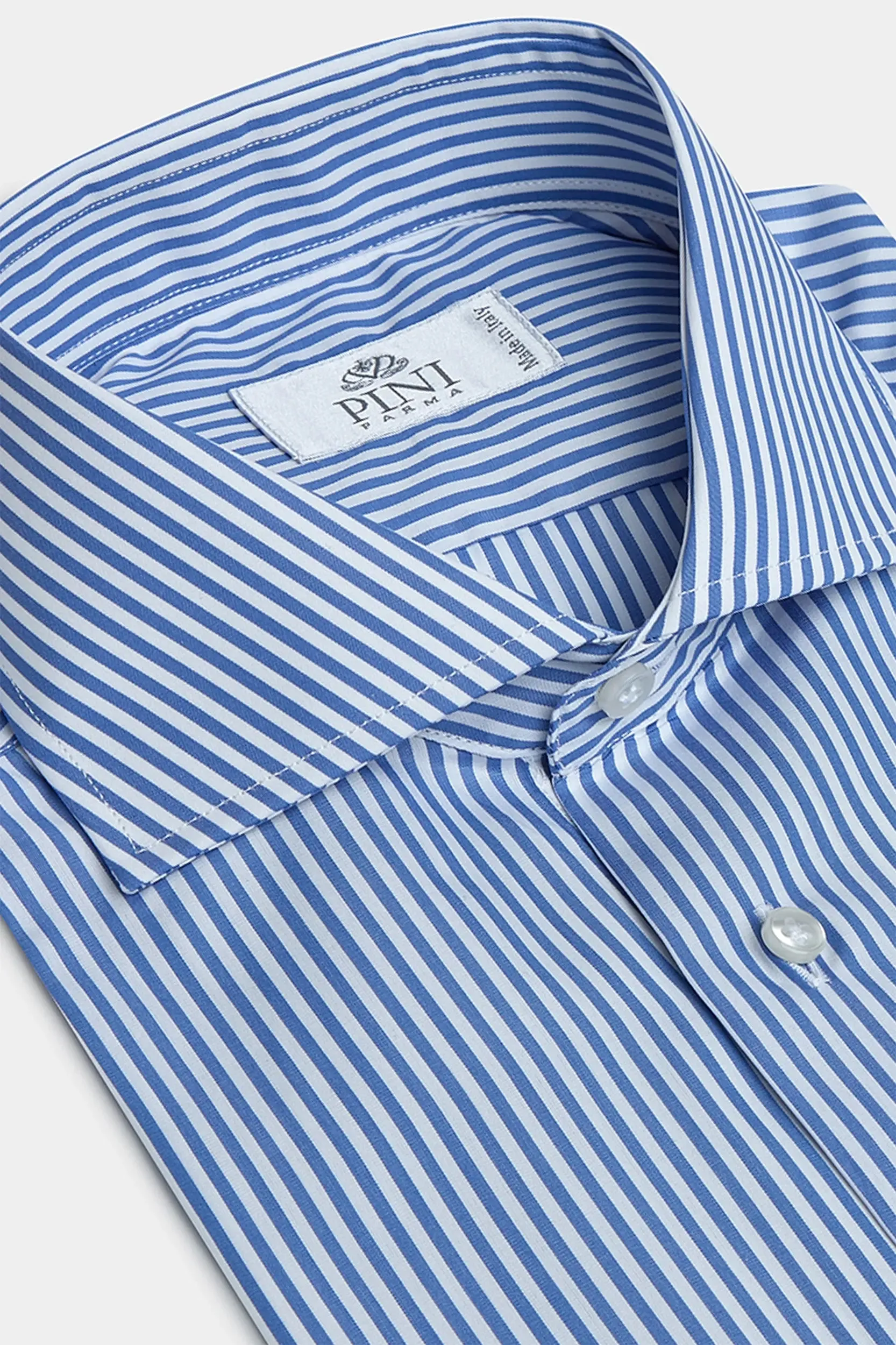Blue Striped Shirt - Made in Italy