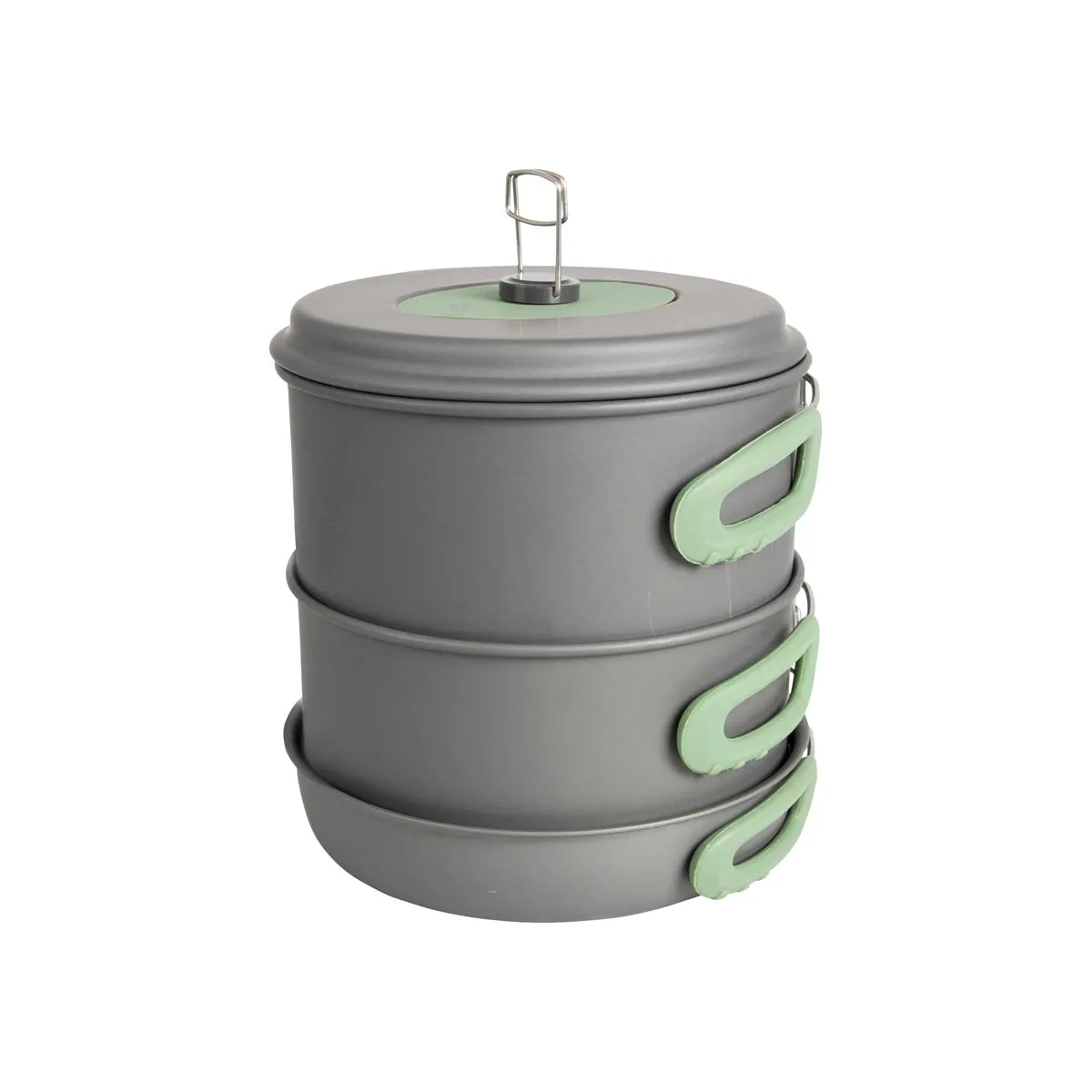 Bo-Camp Cookware Set Explorer with Tea Kettle Aluminium (4 Pieces)