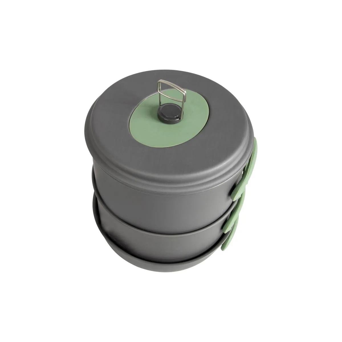 Bo-Camp Cookware Set Explorer with Tea Kettle Aluminium (4 Pieces)