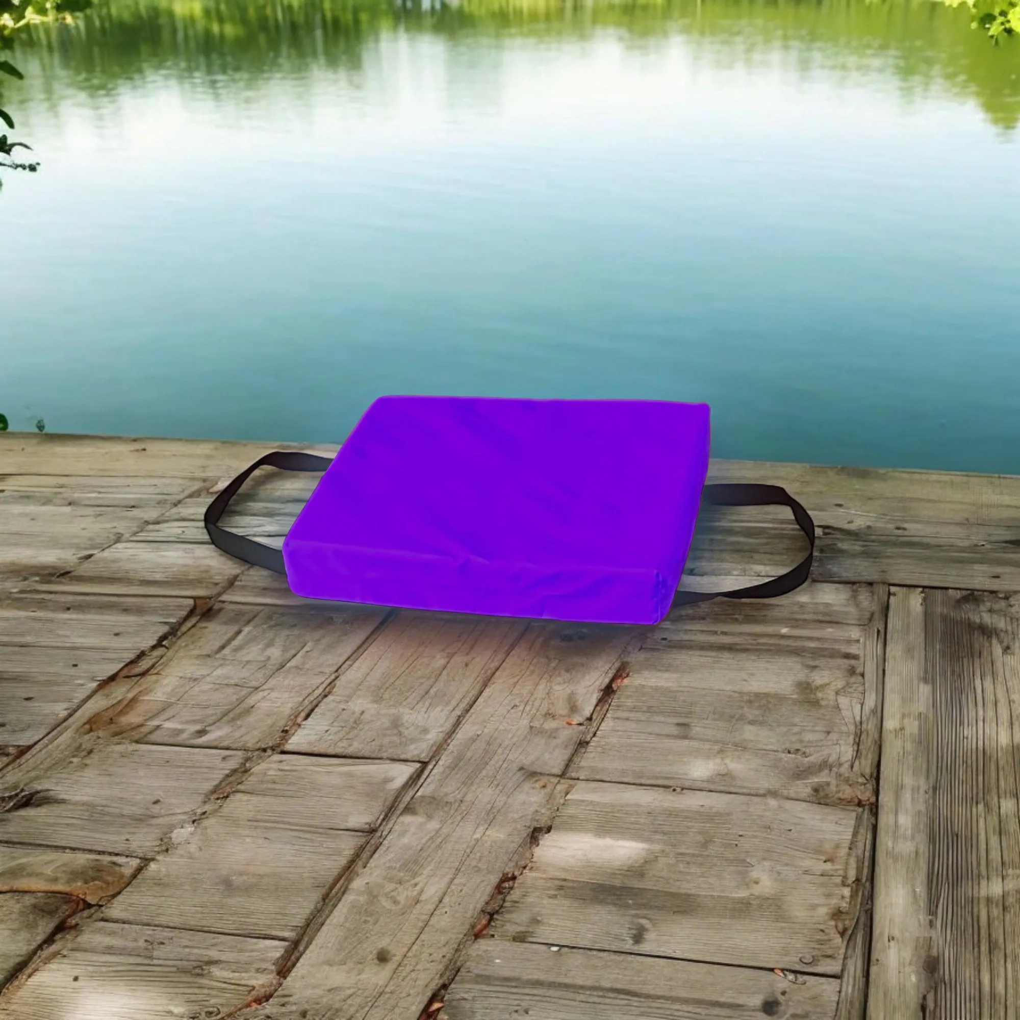 Bradley Type IV Boat Cushion USCG Approved Throwable Flotation Device; Coast Guard approved throw preserver with foam cushion; throwable boat cushion safety device