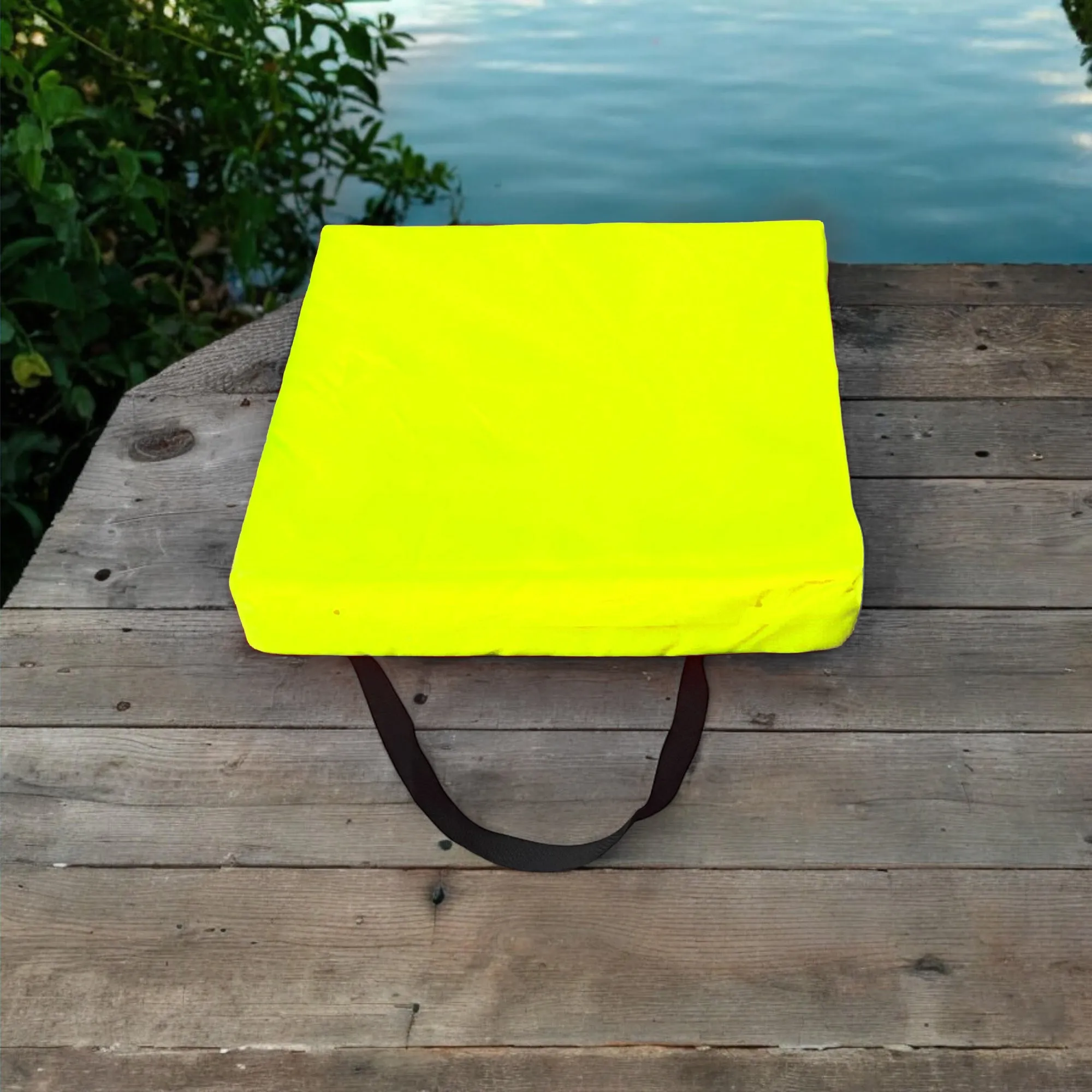 Bradley Type IV Boat Cushion USCG Approved Throwable Flotation Device; Coast Guard approved throw preserver with foam cushion; throwable boat cushion safety device