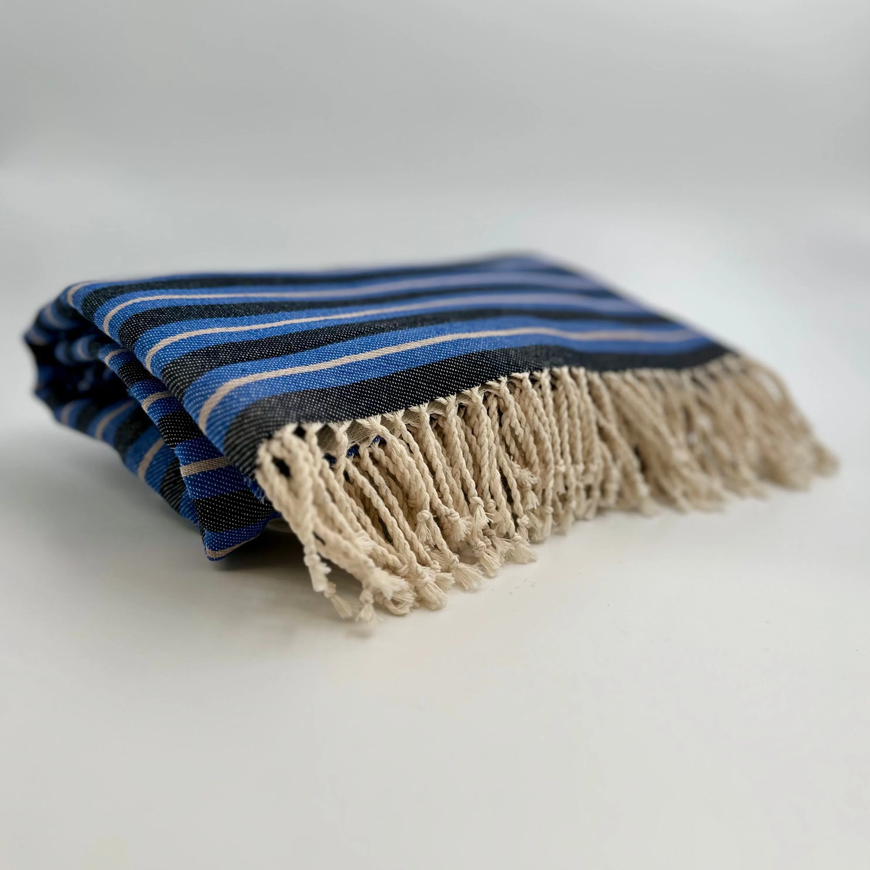 Colorful Picnic Throw Blankets 58" X 70"  3.5" Twisted Tassels