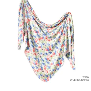 Copper Pearl Knit Swaddle Blanket | Wren