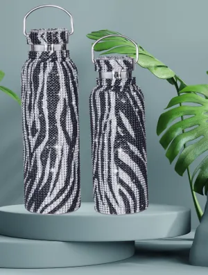 CRYSTAL BOTTLE - ZEBRA