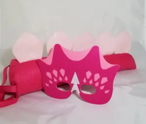 Dinosaur Tail and Mask - Dino Tail - Dinosaur Costume - Dinosaur Birthday - Dragon Tail - Dinosaur Birthday Party Favors