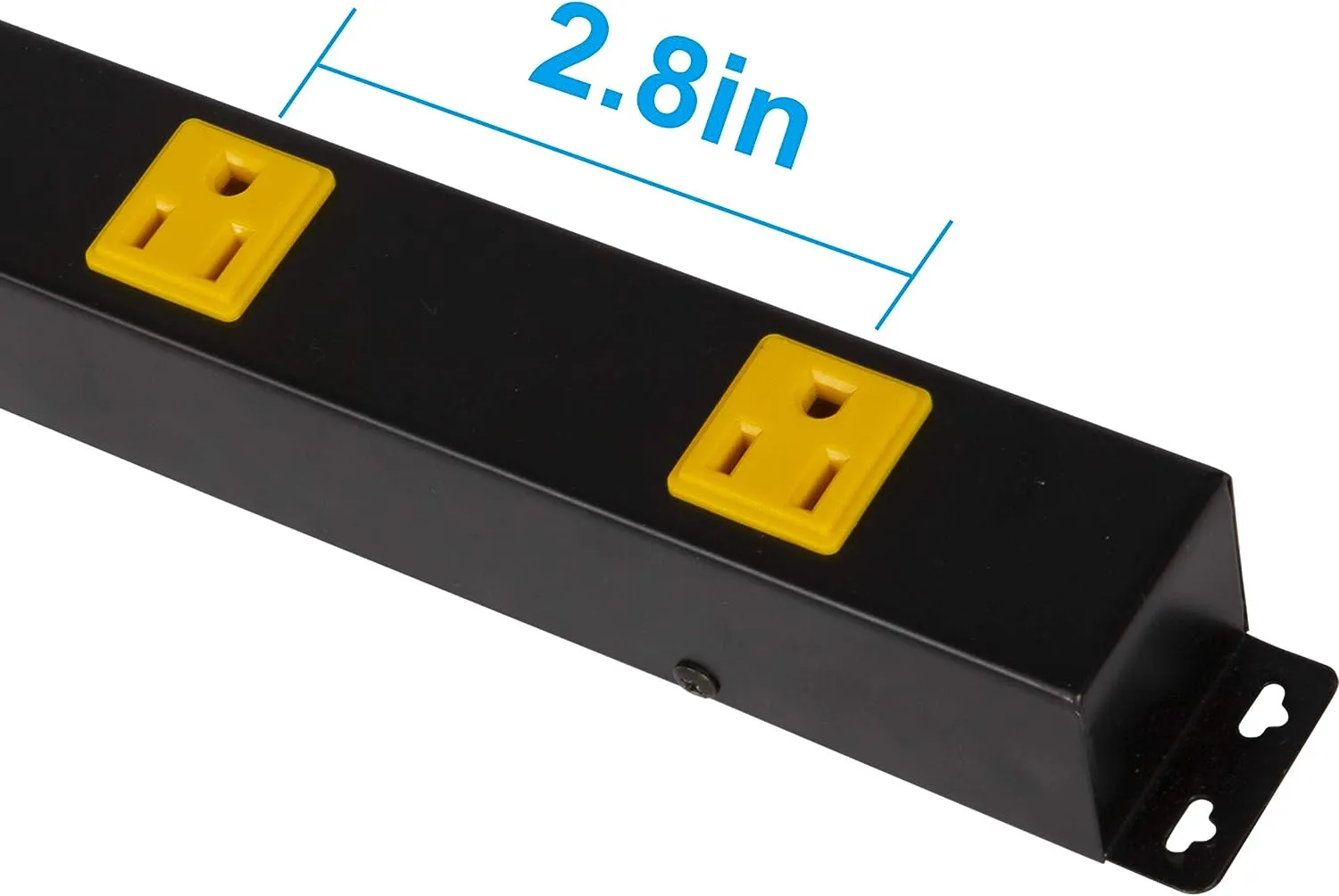 E-Macht Surge Protector Power Strip with Outlets Ports 6-Foot Cord for Home, Office -Black (1, 10outlets)