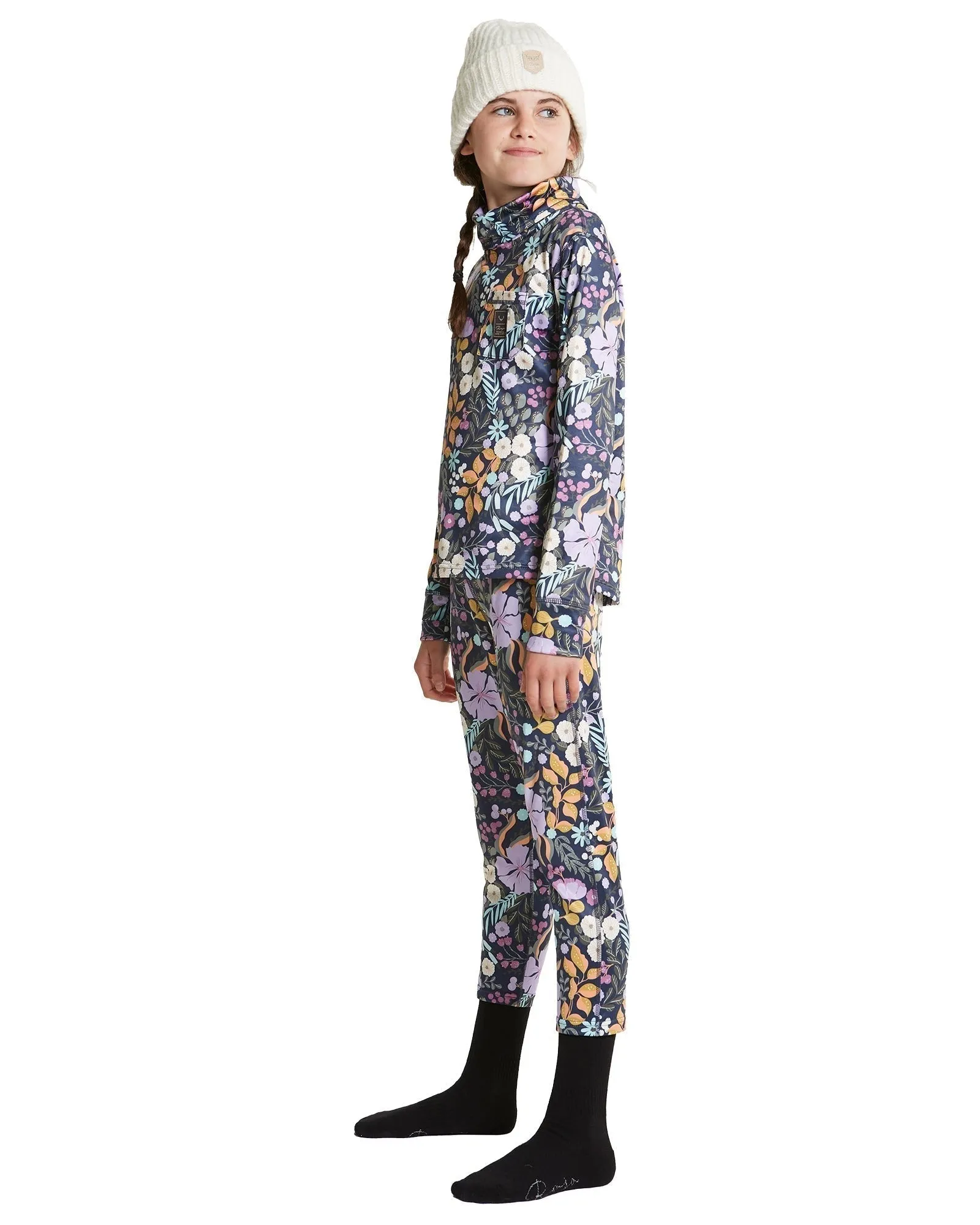 GIRLS CAPRI FUNNEL NECK