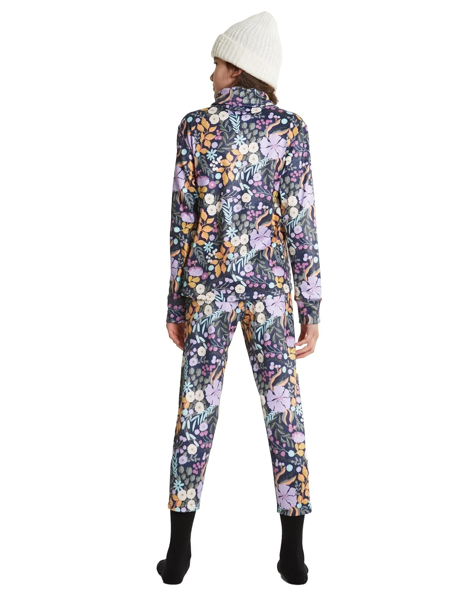 GIRLS CAPRI FUNNEL NECK