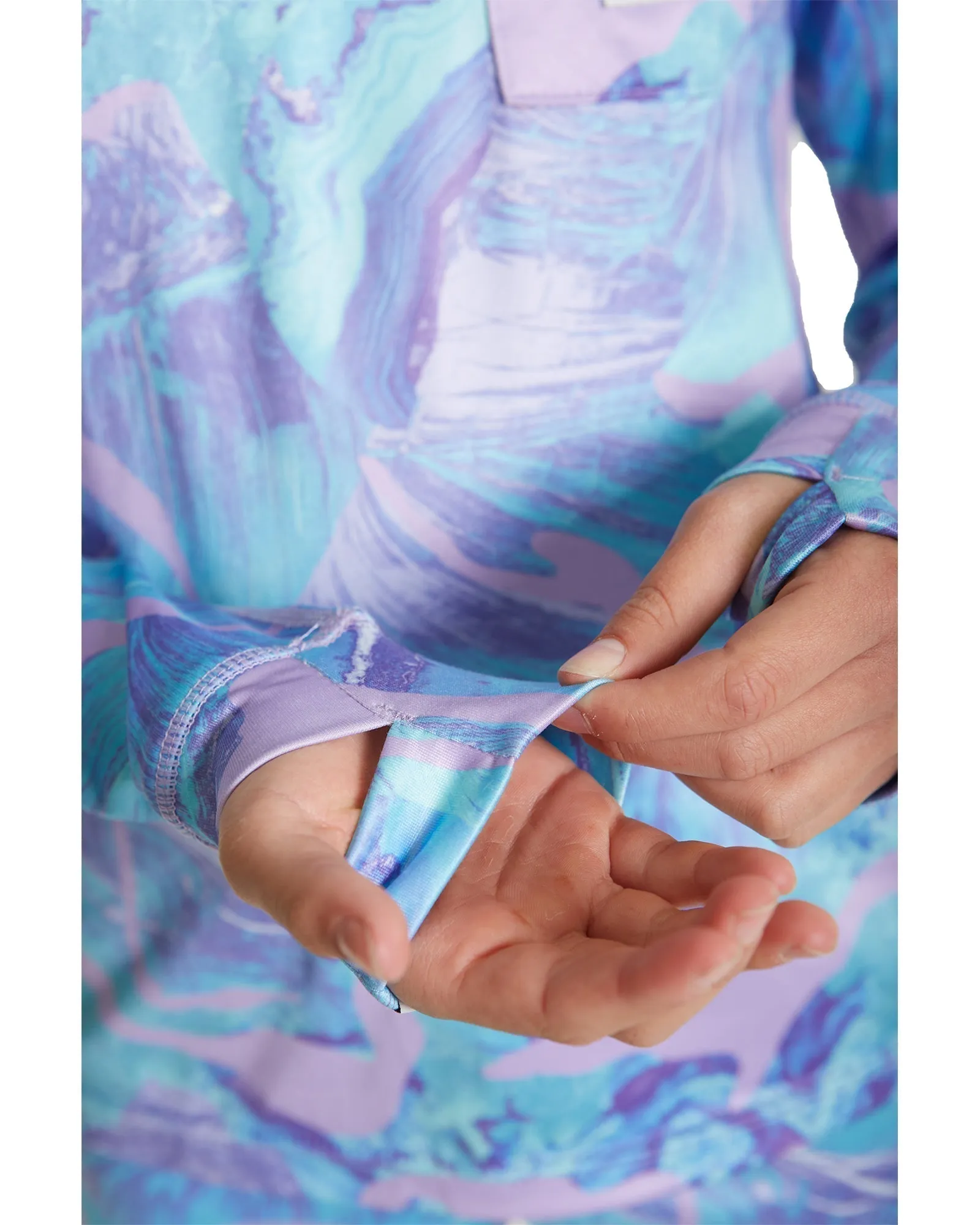 GIRLS CAPRI FUNNEL NECK