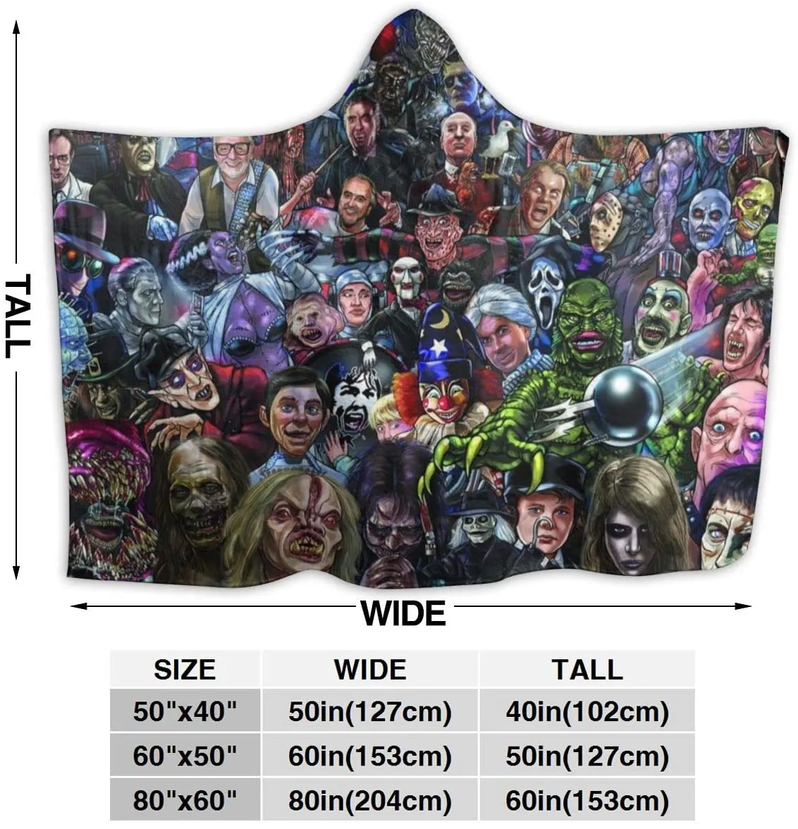 Horror Michael-Myers Microfiber Bedding Fluffy Blanket