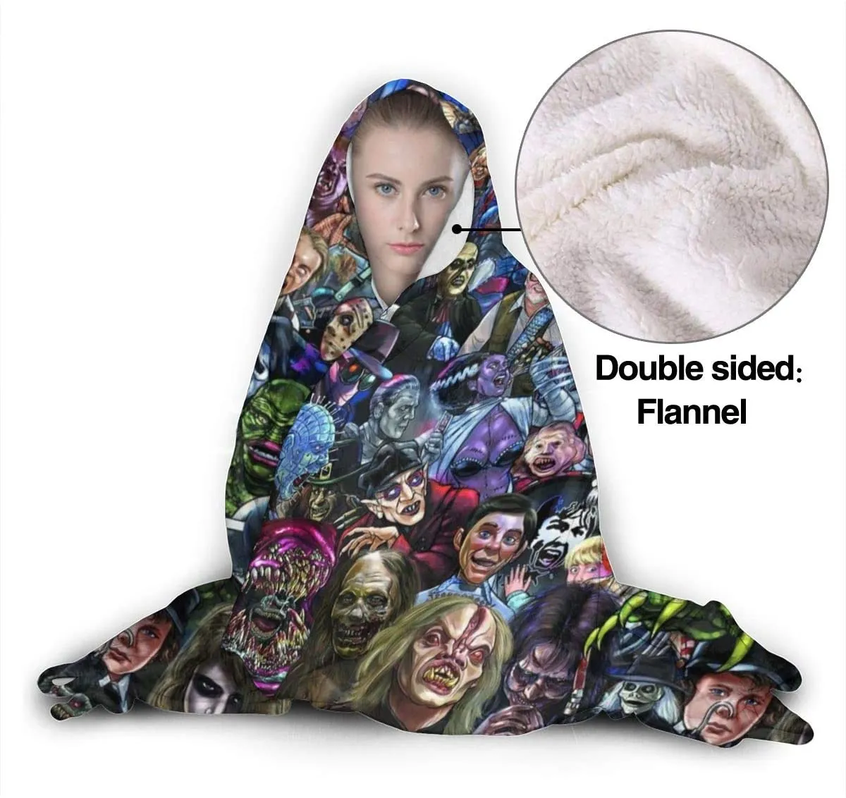 Horror Michael-Myers Microfiber Bedding Fluffy Blanket
