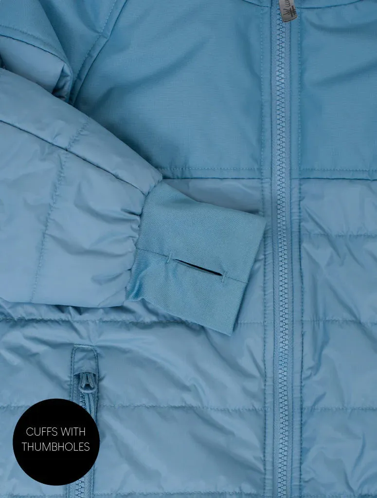 Hydracloud Puffer Jacket - Stone Blue | Waterproof Windproof Eco