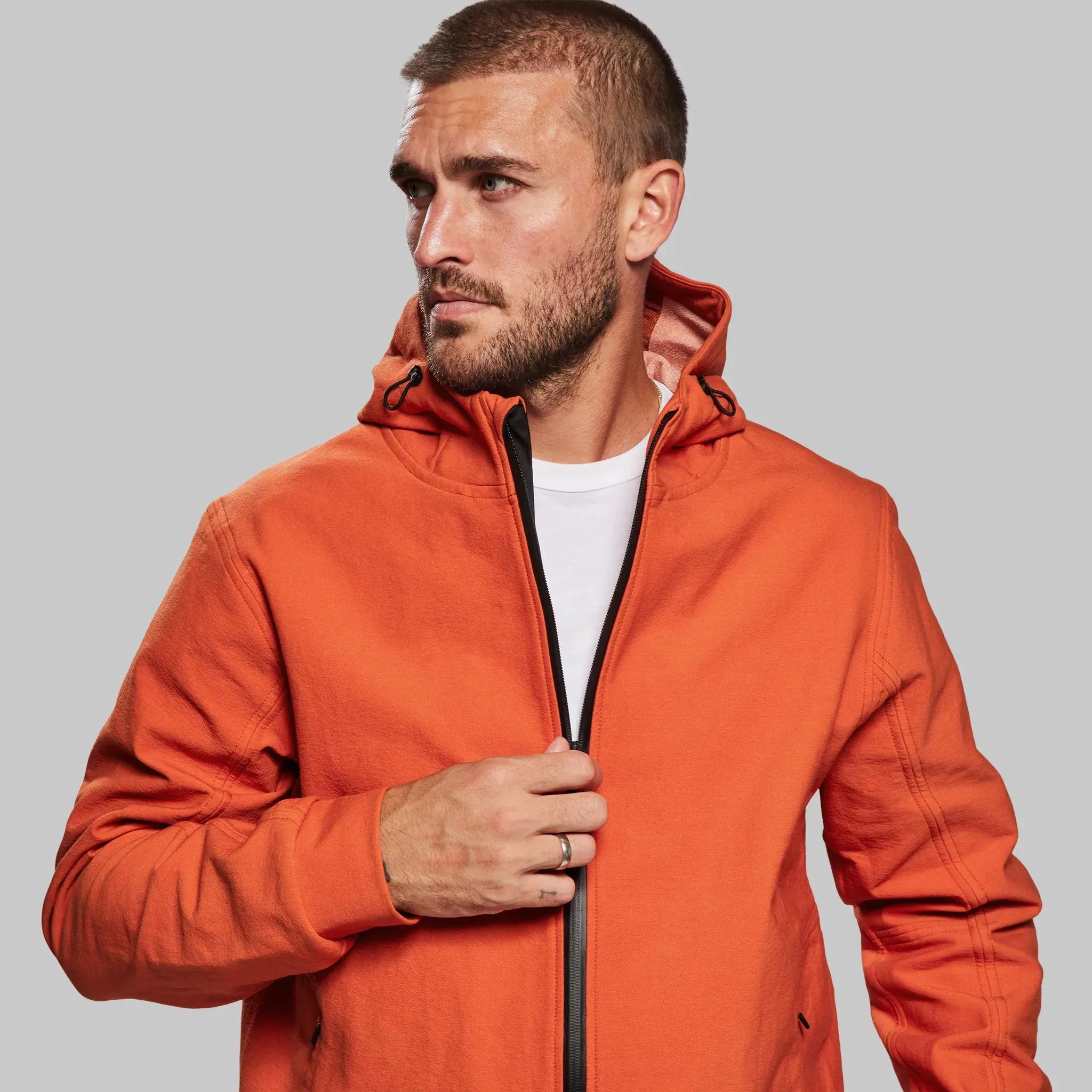 Indestructible Hoodie. International Orange edition.