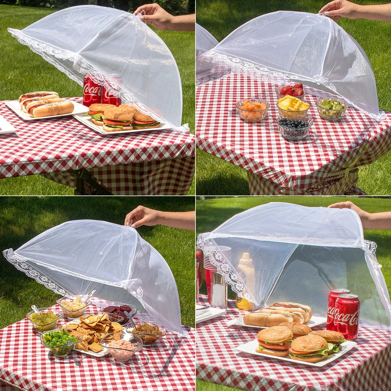 Inflatable Serving Bar and Food Cover Umbrellas