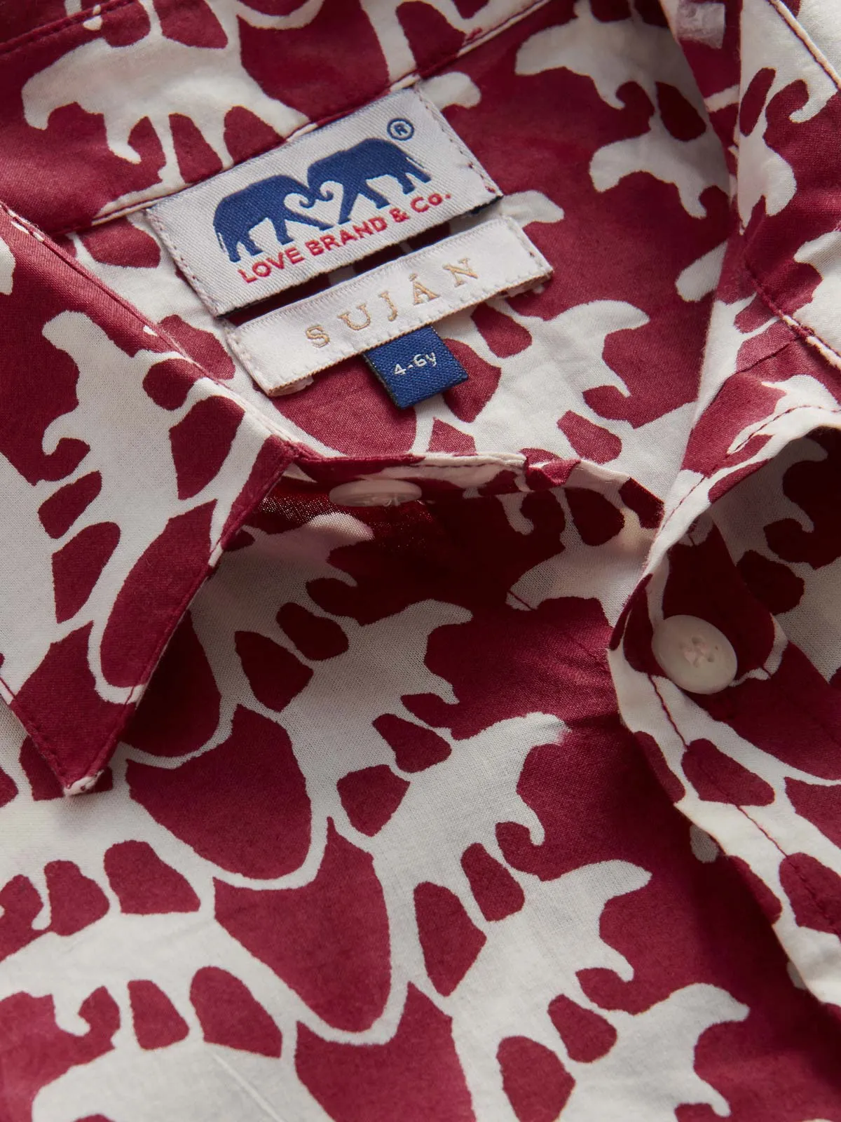 Kids Lurking Leopards Abaco Cotton Shirt