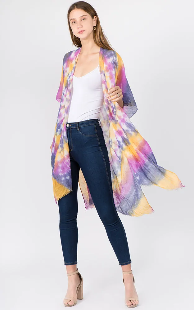 KP1C90 / JP1590 Tie-Dye Design Kimono