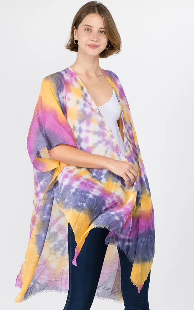 KP1C90 / JP1590 Tie-Dye Design Kimono