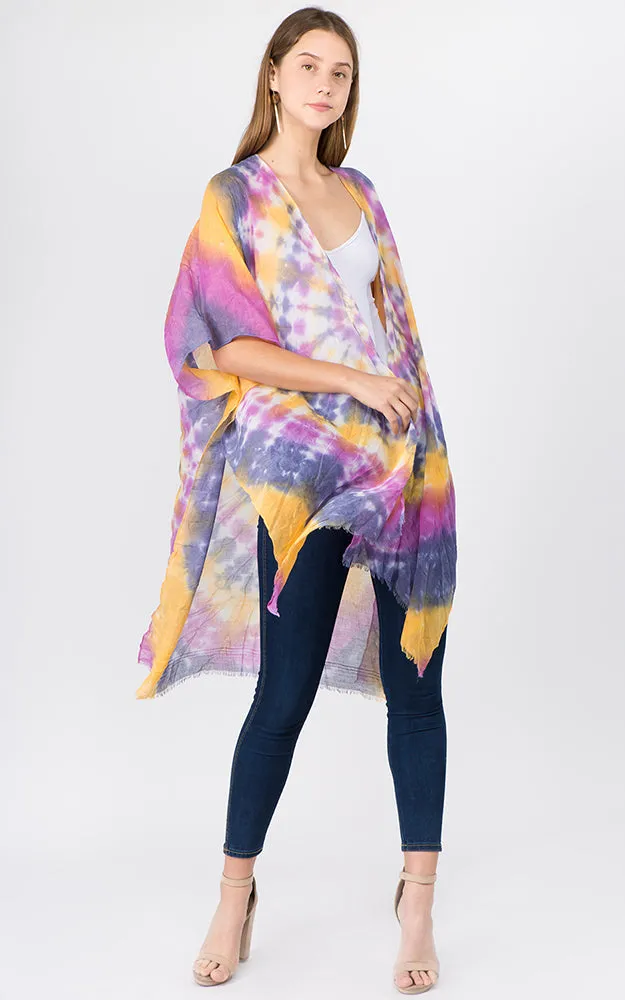 KP1C90 / JP1590 Tie-Dye Design Kimono