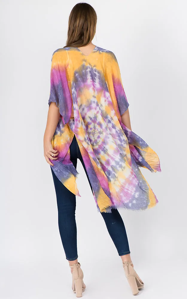 KP1C90 / JP1590 Tie-Dye Design Kimono