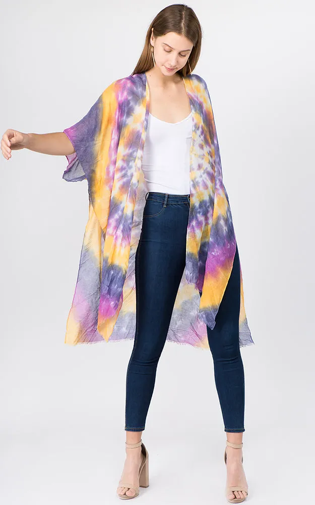 KP1C90 / JP1590 Tie-Dye Design Kimono