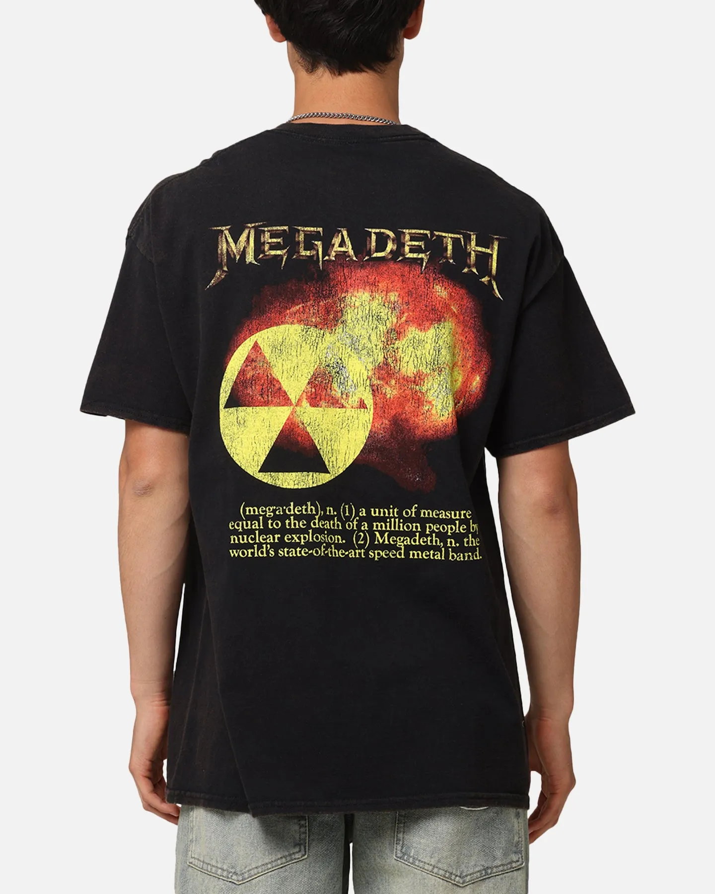 Megadeth Fire Ball Vintage T-Shirt Black Vintage