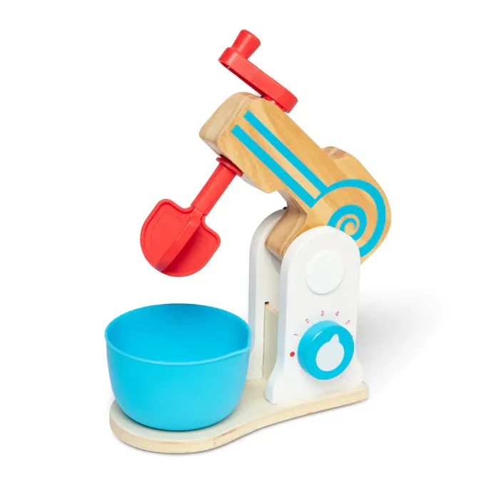 Melissa & Doug Wooden Make-a-Cake Mixer Set