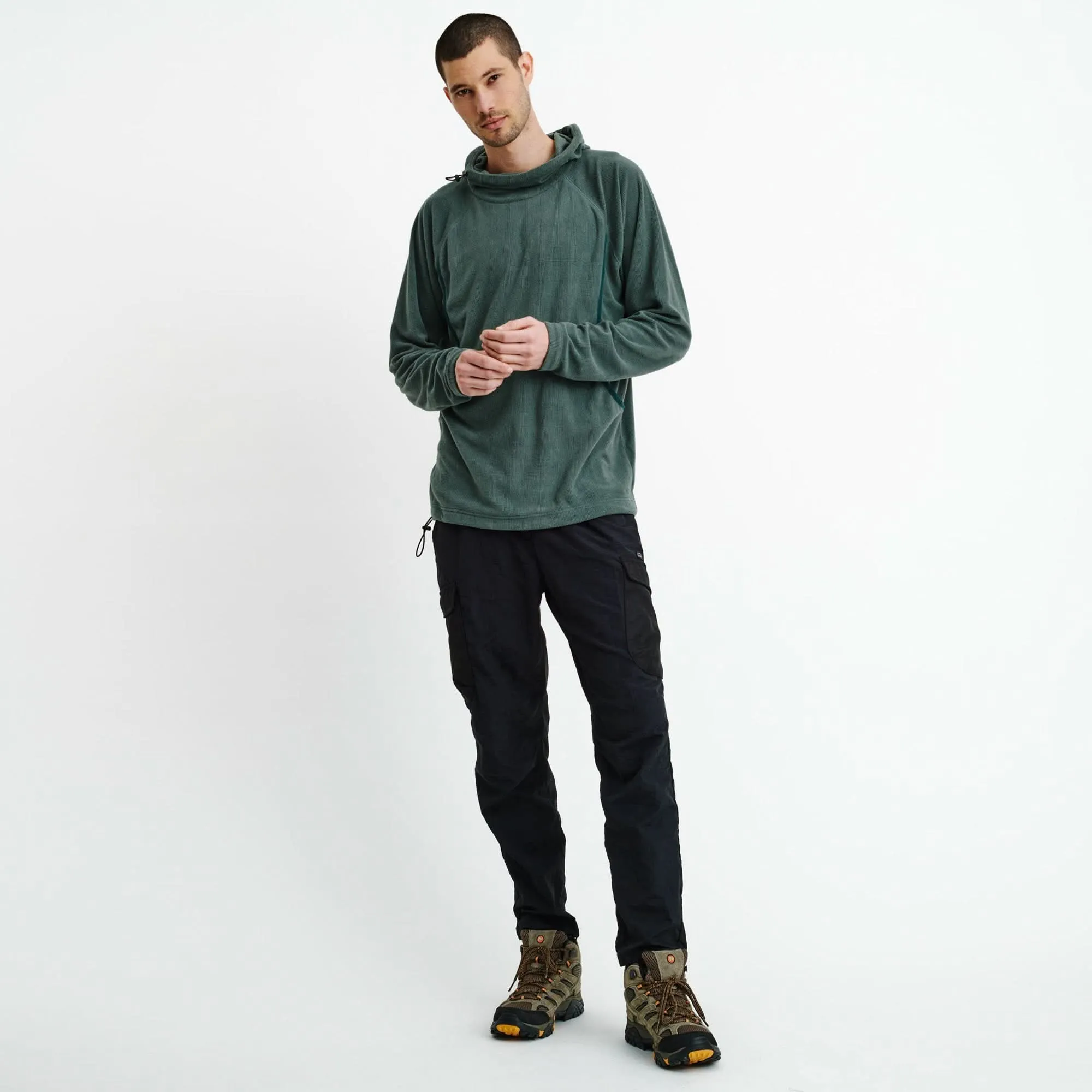 Mens Air-Grid Fleece Deep Forest