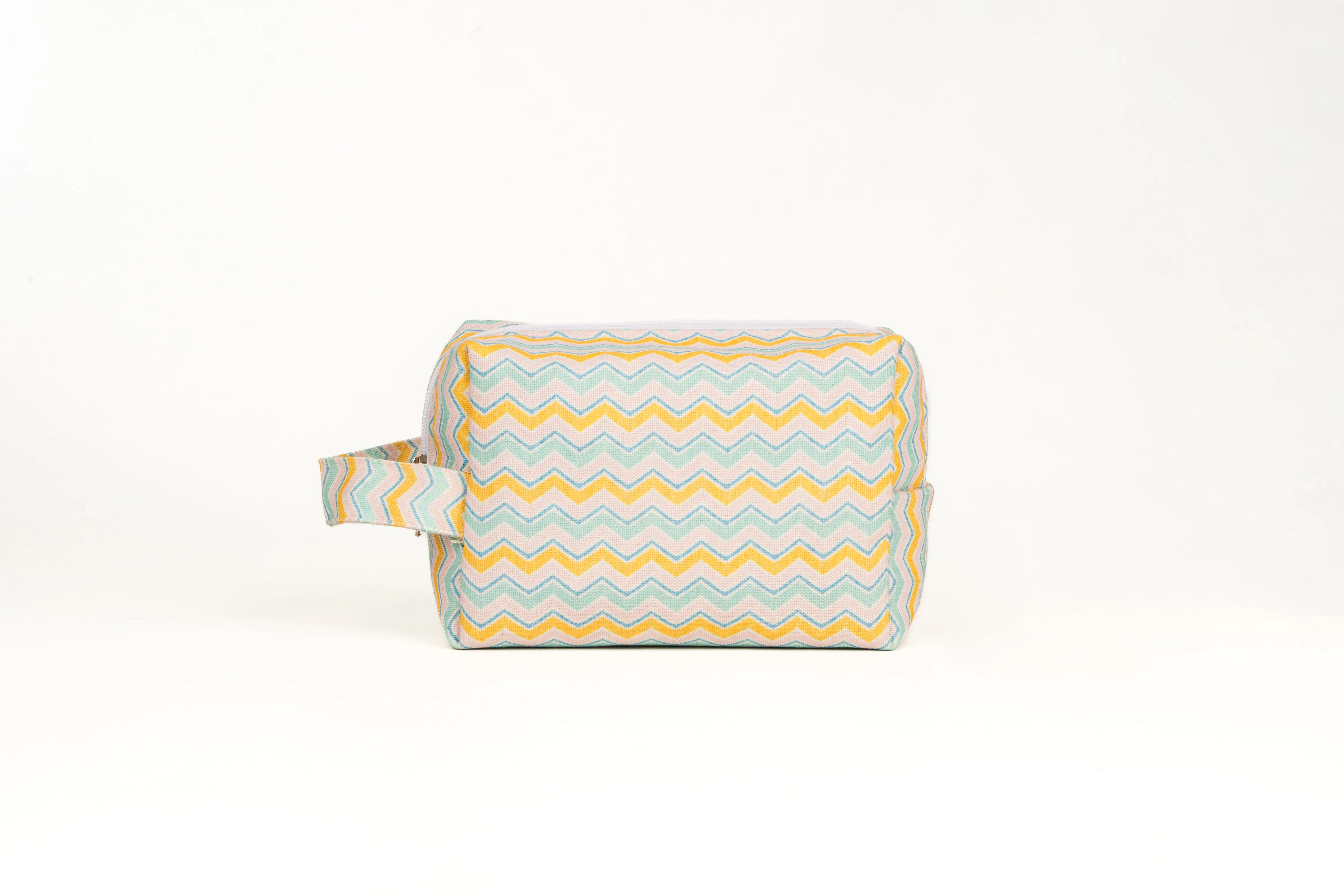 Multi-Purpose Rectangular rPET Wave Stripe Pouch