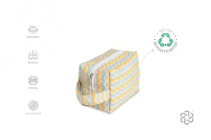 Multi-Purpose Rectangular rPET Wave Stripe Pouch