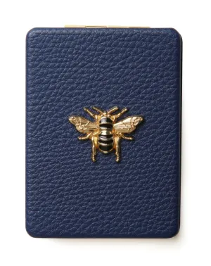 Navy Oblong Compact Mirror