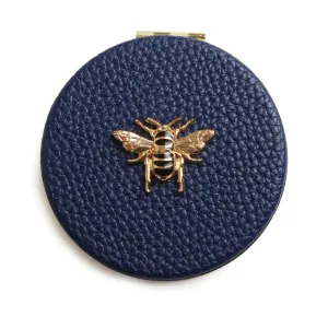 Navy Round Compact