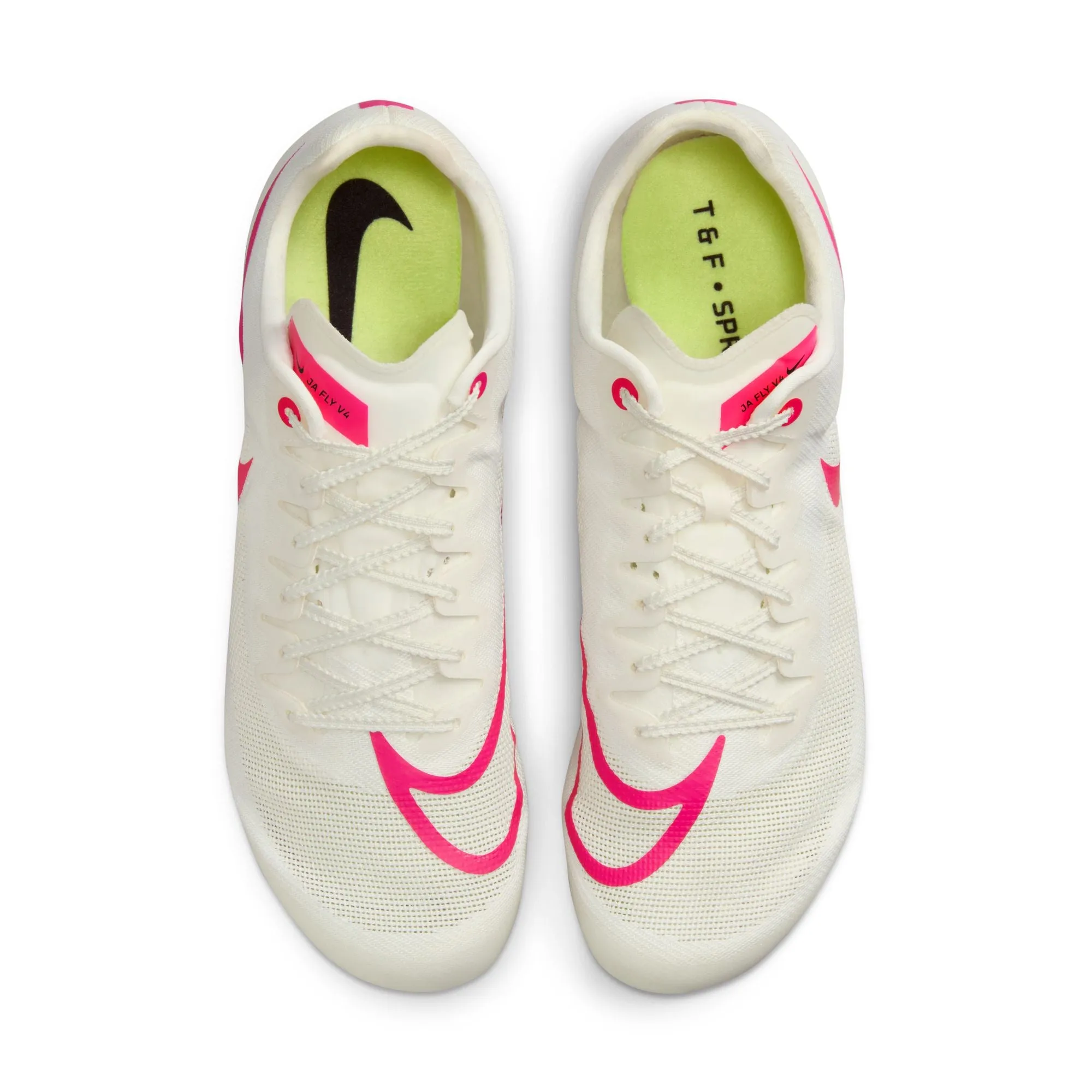 Nike Zoom Ja Fly 4 Running Spikes Sail / Light Lemon Twist / Guava Ice / Fierce Pink
